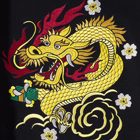 Dragon Embroidered Sweatshirt